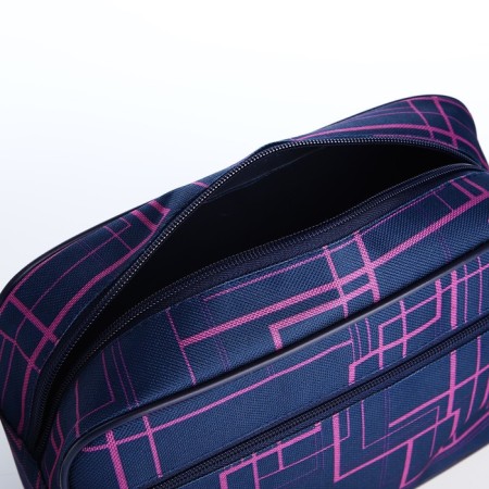 Lightning cosmetic bag, blue color-2