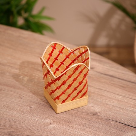 Vaska wicker, from bamboo 9x9x14 cm-1