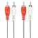 Audio/video cable Smartbuy, 2xrca (M) -2xrca (M), 3 m, gray