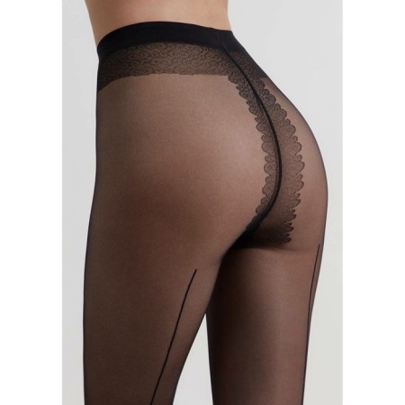 Women's tights Fantasy Line, size 2, color Nero-4