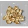 Nasten decor, "lotus" 14 x 15 cm, gold