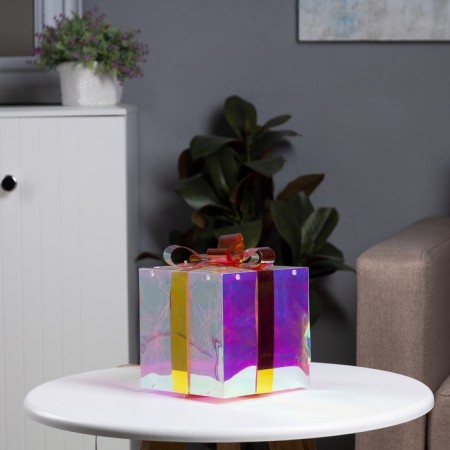 LED figure "Gift" 16 × 16 × 16 cm, plastic, 220 V, glow of white-1