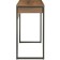 Computer table Leo Loft Metal, Black/Dub Dark 39x85x75 cm