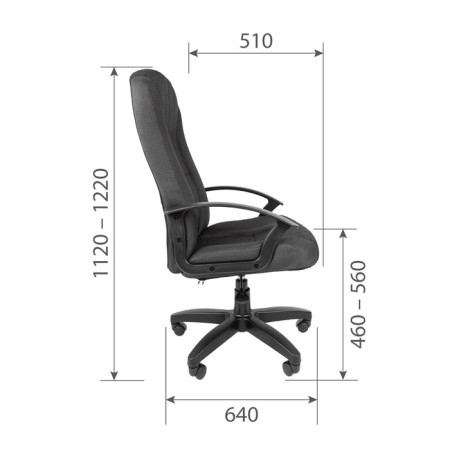 Office chair "Standard" ST-85 fabric, gray-3