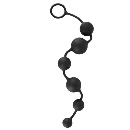 Anal chain Black Velvets, D-3.9, black-3