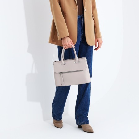 Board of lightning, external pocket, beige color-7