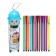 Flomasters 12 colors, in a tube, stripes, blue monkey
