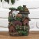 Fountain "House with a straw roof" 13x17 cm (with backlight)