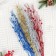Decor "Brill" branch with balls, 72 cm, mix