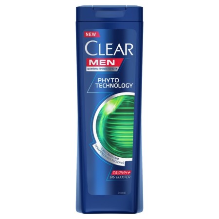 Hair shampoo Clear Men Phytotechnology, 400 ml
