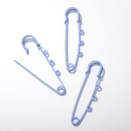 Sprinkle pin (set 3 pcs.) L = 6.5 cm, Blue color