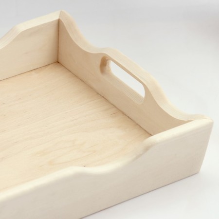Figure -figured tray for breakfast with an insert, an array, 40x25cm-2