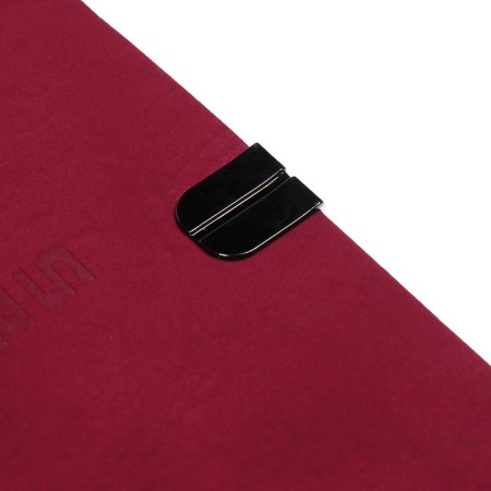 The weekly dated 2025, Escalada, 175 x 95 mm, soft cover with artificial leather, 64 sheets, pancake embossing, block 70, red-4