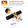 Handle button cappio, d = 12, black color with gold