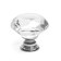 Handle button cappio, "diamond", glass, d = 30 mm
