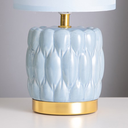 Benite table "Benita" 1x40W E14 blue 15x15x30cm-3