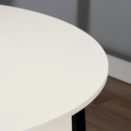Round kitchen center, 1000x1000x750, white matte-2