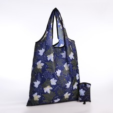 Household bag without fastening, blue color