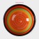 Boronnik ceramic shade "India", 850 ml, d = 15 cm, orange color