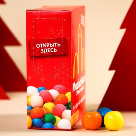 Chewing gum "New Year: with a bitterness of New Year's disappointment" in a box, 60 g. (18+)-4
