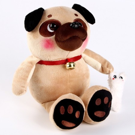 Soft toy "Bonya", with a bone-4