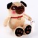 Soft toy "Bonya", with a bone