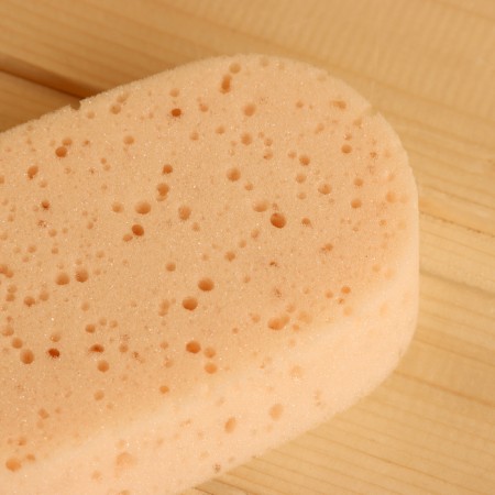 Bath wash 15x9 cm beige "Dobroparov" on the suspension-3