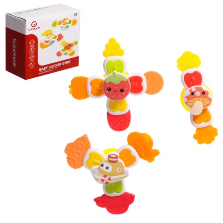 A set of turntables on the suction cup “I twisted”, 3 pcs.