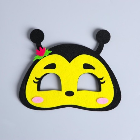 Carnival mask "Bee", felt-2