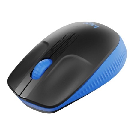 Logitech m191 Black/blue optical (1000dpi) wireless USB (2but)-2