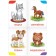 Books-Cardboard set of 4 pcs. No. 1