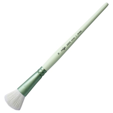 Cossack brush, oval, gamut "Aries" No. 18, short handle