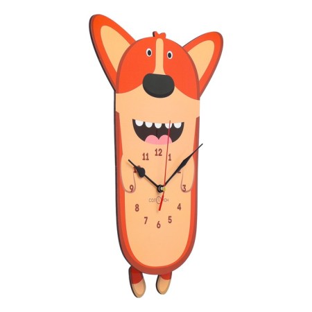 Watch Wall children's "Corgi", silent, with a pendulum, 24x32 cm, aa-2
