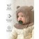 Hat-hat Children's Winter Pure Love Warm, size 44-46, beige color
