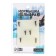 Mormyshka column black, white eye + cube Granen chameleon, weight 0.25 g