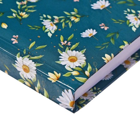 Diaumer of the undathed A5, 128 sheets "Flowers. Pattern", hard cover, glossy lamination-3