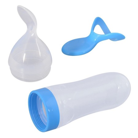 Nipple-rifle nursery for feeding, 100 ml, from 6 months, color mix-2