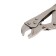 Manual tundra clamp, semicircular capture, with a latch, 125 mm