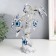 Souvenir from the evil eye "Tree with nudes" silver 17.5x6.5x23 cm