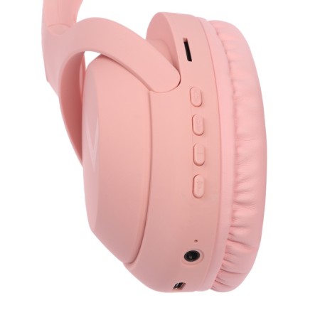 Headphones MZ300, wireless, full -size, microphone, BT 5.3, 400 mAh, pink-5
