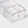 Shoe storage box Middle Size, 20 × 31 × 11 cm, 3 pcs, white color