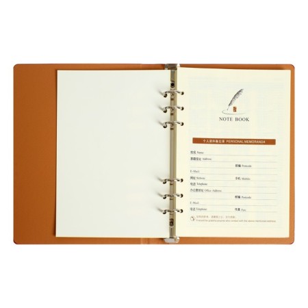 Organizer on the rings "Prestige" A5, 92 sheets in the ruler, leatherette cover, mix-2