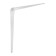 Bracket, 250x200x0.9 mm, metal, white