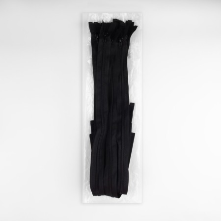 Lightning "Spiral", No. 5, detachable, automatic lock, 60 cm, black color-4
