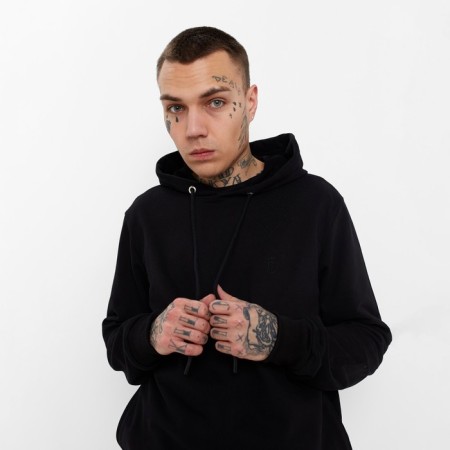 Male costume (sweatshirt/pants), black color, size 46 (m)-6