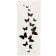 Tattoo on the body "Black butterflies" 5.5x12 cm