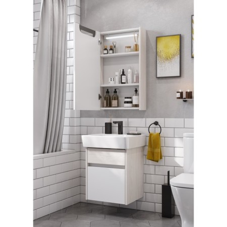 Verdi 50 mirror, white ash of factories-3