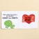 Chewing gum "I love you", in a postcard, 1. 36 g.