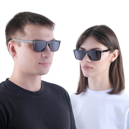 Sunglasses "OneSun", UV 400, 14 x 14.5 cm, lens 4.5 x 6 cm