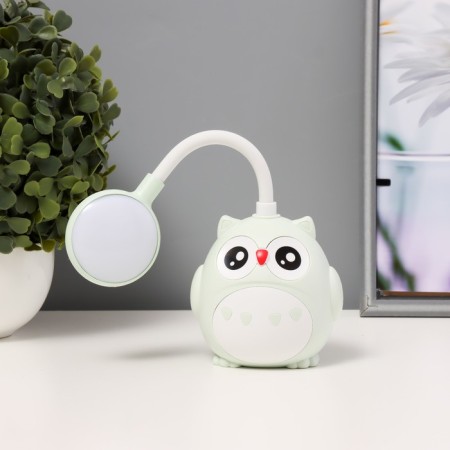 Night Owl LED 3W USB AKB pistachio 8.5x7x20 cm-4